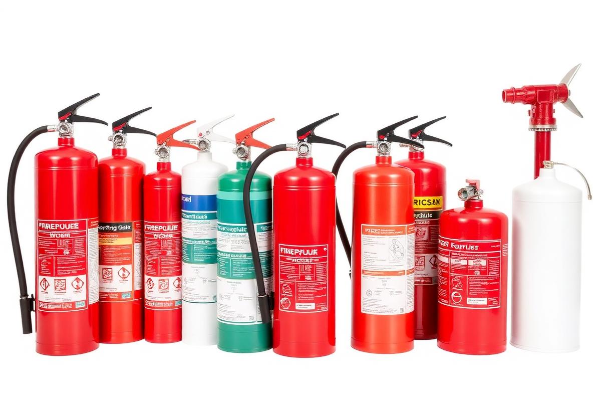 Fire safety equipment range